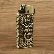 New Copper Lighter Case Cover Fits Cricket ED1 Retro Lighter Case Cover Gift