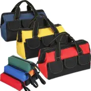 9 Pcs Tool Bag for Men 3 Heavy Duty Wide Mouth Tool Bags and 6 Small Waterpro...