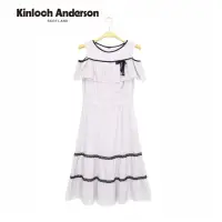 在飛比找momo購物網優惠-【Kinloch Anderson】金安德森女裝 甜美小露肩