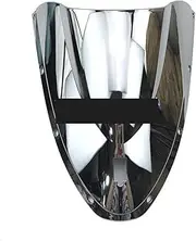 FUSHENGLI Motorcycle Motorbike Windshield Compatible with 999 749 2005 2006 05 06 Double Bubble Windscreen Wind Deflectors Air Flow(Chrome)