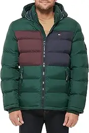 [Tommy Hilfiger] Men's Hooded Puffer Jacket