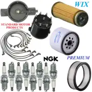 Tune Up Kit Filters Cap Wire Spark Plugs For CHEVY CAPRICE V8 5.0L; VIN (H) 1987