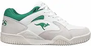 [KangaROOS] Unisex 3 Pointer 2.0 Trainers, White Green, 13 US