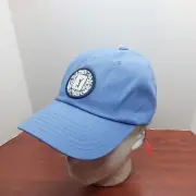 PGA Tour Course Essentials Ball Cap Hat Adjustable Light Blue Swinging Golfer