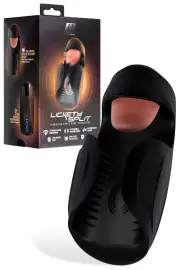 Blush M For Men Lickety Split 5.75" Vibrating Masturbator with Flickering Tongue