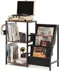 Record Player Table, Record Player Stand with Vinyl Storage 3-Tier Turntable Sta