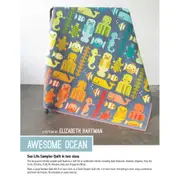 Awesome Ocean Quilt Pattern by Elizabeth Hartman Quilting Sewing Craft DIY