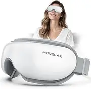 Morelax Eye Massager with Heat & Bluetooth Music, Eye Massager Mask Reduce Eye Strain, Fatigue Relief and Improve Sleep, Ideal Gifts for Women Men