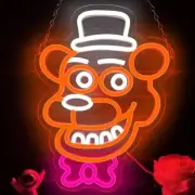 *FREE SHIP* FREDDY NEON SIGN - Five Nights at Freddy's Plug-In USB