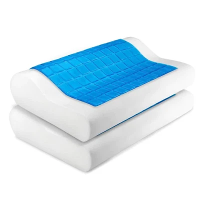 Giselle Bedding Contour Pillow Cool Gel Memory Foam Cover Pillows Home Hotel NEW
