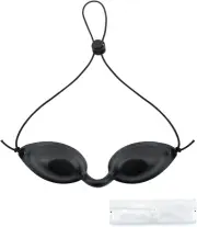 Safety Tanning Goggles and Durable Eye Patch Light Protection Eyewear with Trans
