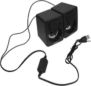 ARTIBETTER 1 Pair Computer Speaker Portable Music Speaker for Home Office Car Stylish Sound Random Style