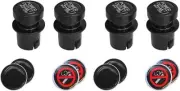 Cigarette Lighter Socket Cover Cap Black 4 Pack, for Car Power Port Outlet