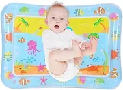 Inflatable Play Mats for Floor, Sensory Play Mat Sea Animals Inflatable Water Mat, Crawling Mat Motor Skill Multi-Stage Early Development for Kids & Girls