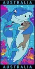 Shark Hugging Dolphin & Seal - Pool/ Beach Towel - Australia