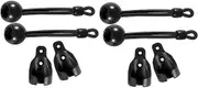 GANAZONO 1Set Roller Shutter Bungee Kit with Wind Cord Locks for Roller Blinds Easy Installation and Practical Fixing for Indoor and Outdoor Use
