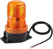 12V-24V Magnetic Amber LED Emergency Warning Flashing Safety Strobe Beacon Light for Golf Cart Tow Truck Tractor Forklift SUV Utility Car Construction Vehicle