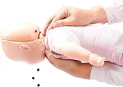 CHROX Infant CPR Manikin,Infant First Aid Model Cardiopulmonary Resuscitation Simulator First Aid Training Dummy Simulated Breathing Stop Emergency