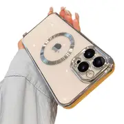 For iPhone X/XS 7/8 Magnetic Case Clear Slim Shockproof Case Cover
