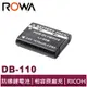 【ROWA 樂華】FOR RICOH DB-110 DB110 90B 電池 GR3 GRIII GR3x 可用原廠充座