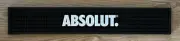 Absolut Vodka Rubber Runner Rail Spill Coaster Skinny Bar Mat *Brand New*