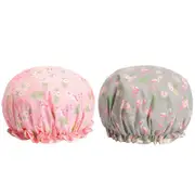 2 Pcs Head Wraps Men Cute Shower Caps Bathing Caps Kids Shower Caps Hair Cap Ladies