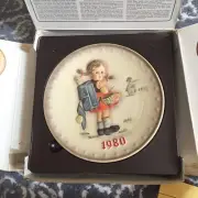 IN ORIGINAL BOX MJ HUMMEL ANNUAL PATE 1980 GOEBEL TENTH EDITION PLATE