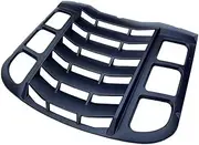 Compatible For Ford Mustang 2015-2023 ABS Black Rear Louvers Rear Windshield Louvers(ABS Matte black)