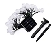 L113 57M 50 Head Solar Lights String Ball Lights Garden Courtyard Warm Lights