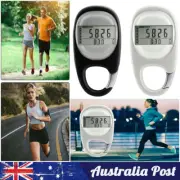 3D LCD Digital Pedometer Walking Running Fitness Step Counter Calorie Tracker