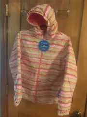 NWT Columbia Girls' Meander Meadow Jacket Hooded Winter Coat Youth Size L