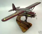 AC-05 Chatelain Bijou Airplane Desktop Mahogany Kiln Dry Wood Model Small New