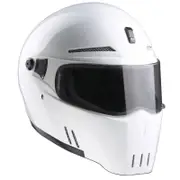 Bandit Alien II Motorcycle Helmet, white, Size L for Men