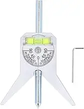 Safety Pipe Marker Centering Tool,Pipe Center Finder Pipefitter Tools With Centering Head Safety Pipe Marker Centering Head Tool With 4In Y-Type Base And Dial Bubble Protractor