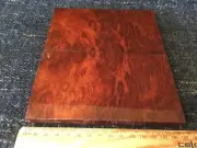 Jarrah Burl wood slices knife scales. Luthier inlay. Marquetry. 150 x 90 x 10mm