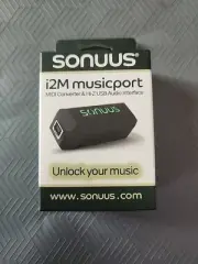 Sonuus i2M Musicport MIDI Converter and Hi-Z Guitar USB Audio Interface NEW