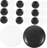BCOATH 100pcs Pieces Go Pieces Portable Travel Chess Go Game Stones Portable Mini Chess Mini Board Game Beads Educational Playthings Accessories Resin