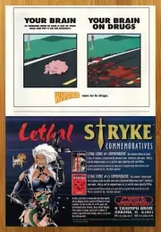 1995 Wizard Magazine/Lethal Stryke Vintage Print Ad/Poster Comic Promo Art 90s