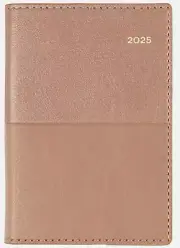 2025 Diary◉Collins Vanessa◉A4◉Day to Page DTP◉Calendar Year◉145.V99-25◉ROSE GOLD