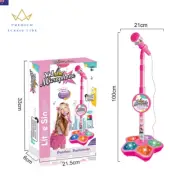 Kids Microphone with Stand Karaoke Song Music Instrument Toys Brain-Training Edu