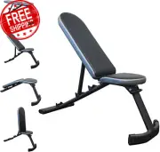 Adjustable FID - Flat Incline Decline Bench Press with Triple Back Adjustment Co