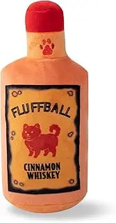 Fringe Studio Plush Dog Toy, FLUFFBALL Cinnamon Whiskey (289715)
