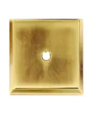 Alno A611-14-PA 1 1/4" Square Backplate Polished Antique