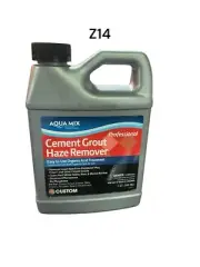 1 Qt. Aqua Mix Double Action Cleaner Cement Tile Grout Haze Liquid Stain Remover