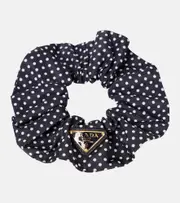 [Prada] Prada Polka-dot scrunchie One Size black