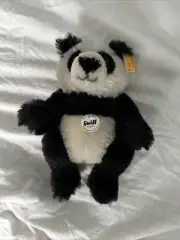 Steiff FAO Schwarz Panda Plush mohair 682582 NEW