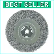 Wolverine 8-Inch Crimped Wire Wheel for Bench Grinders - Ultimate Cleaning Tool