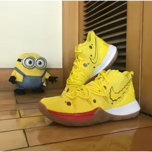 日本正品 SpongeBob SquarePants x Nike Kyrie 歐文5 海綿寶寶 CJ6951-700