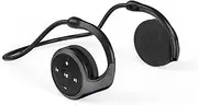 Bluetooth Wireless Headphones Sport Over-Ear Headset MP3 Player Earphones, Support TF Card & FM Radio, Lightweight Foldable Stereo Headset Noise Canceling for Running Driving Gym Black