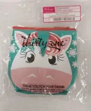 Thirty-One Cool Zip Snacker-Holiday Unicorn Free Shipping